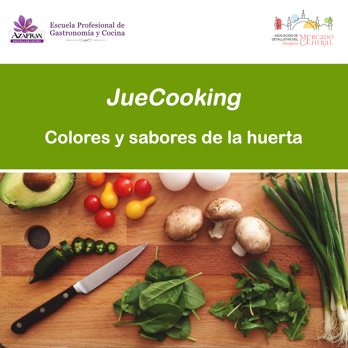 De la huerta: sabores y colores. 12 de marzo.